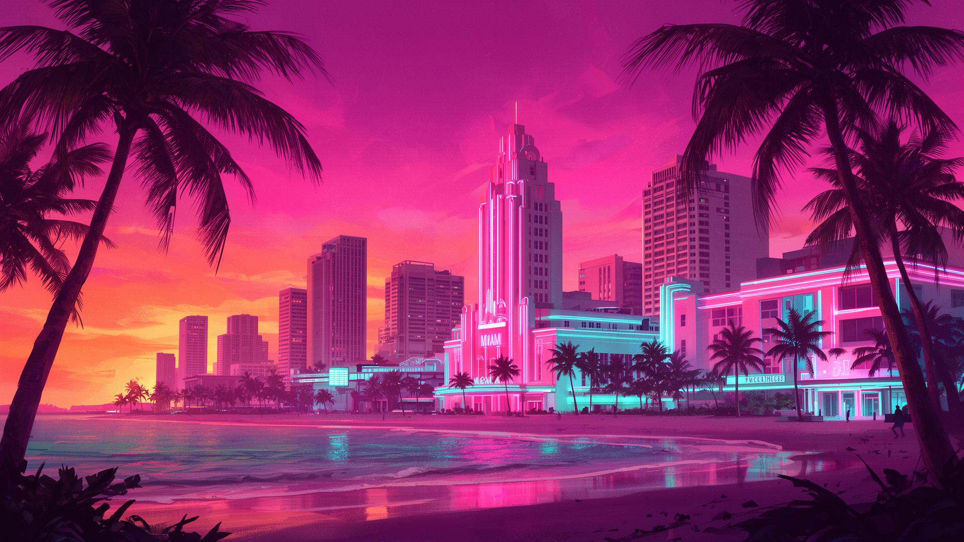 Vice City sunset